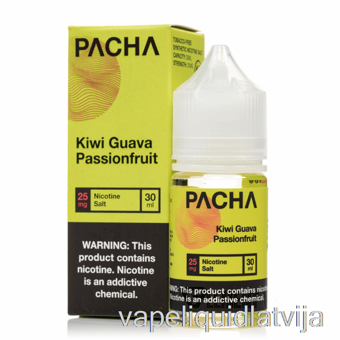 Kivi Gvajaves Pasifloras Auglis - Pača Sāļi - 30 Ml 50 Mg Vape šķidrums